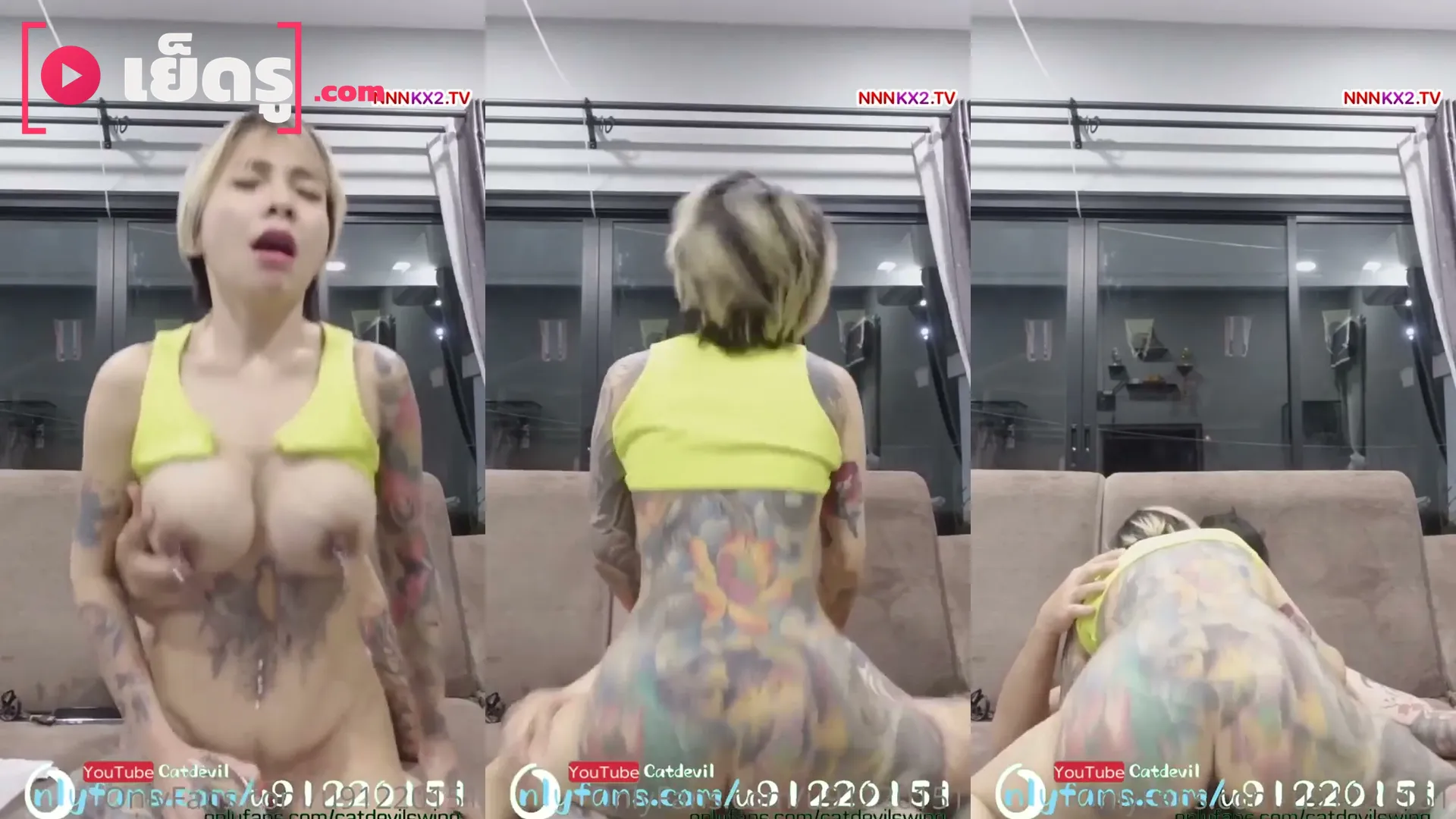 คลิปxxx catdevilswing แมวปีศาจ ดาวโป๊ขี้เงี่ยน นอนแหกให้ผัวจัดการแล้วขย่มควยฟิน