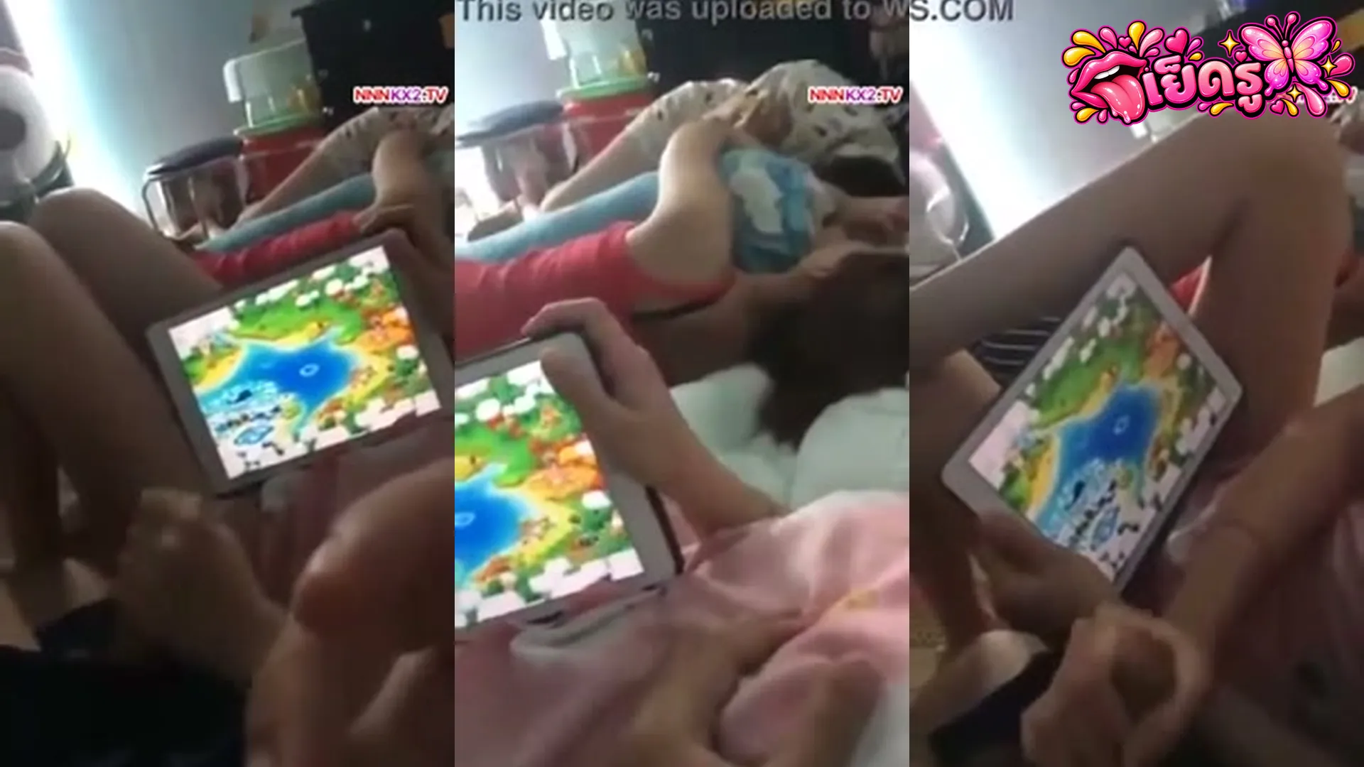 คลิปหลุดมาใหม่ นักศึกษาแอบชักให้เพื่อนในห้องพัก จนแข็งปั๋งงานบ้าน